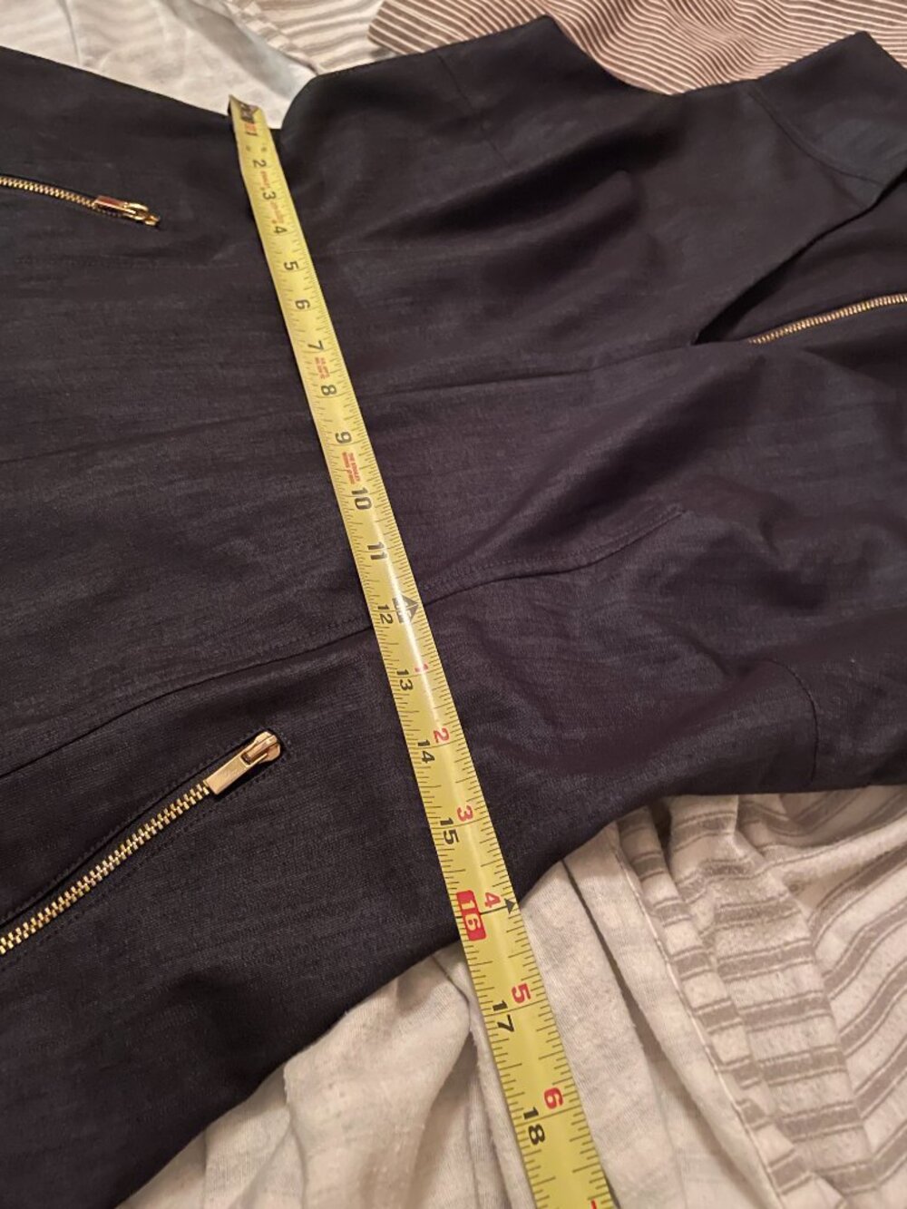 GORGEOUS Andrew Marc New York A-Line Swing Dress, Gold Accents - Size 10 (M/L) - Picture 11 of 16